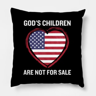 God's Children Are Not For Sale | Christian Pillow