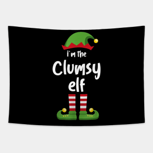 I'm The Clumsy Elf Family Matching Christmas Pajama Gifts Tapestry