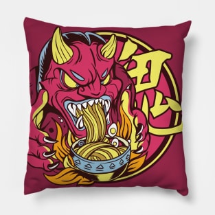 Ramen Oni Demon Pillow