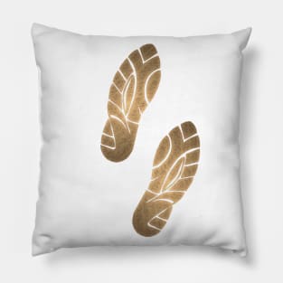 Footprints in the sand Pillow