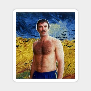 Tom Selleck Van Gogh Magnet