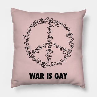 Peace and Roses Pillow