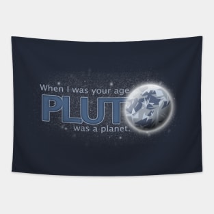 Pluto the Planet Tapestry