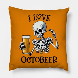 I Love Octobeer Pillow