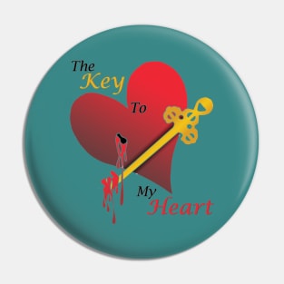 The Key to My Heart Pin