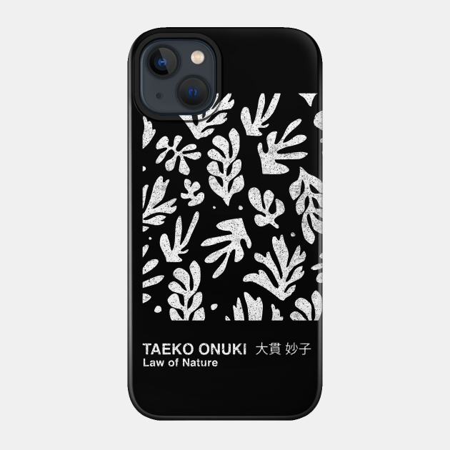 Banyan Foran dig Tarif Law Of Nature Taeko Onuki (Ohnuki) / Minimalist Graphic Design Fan - Taeko  Ohnuki - Phone Case | TeePublic