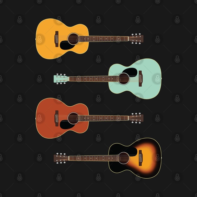 Concert Style Acoustic Guitar Pack by nightsworthy