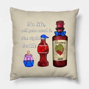 Bottle of life Pillow