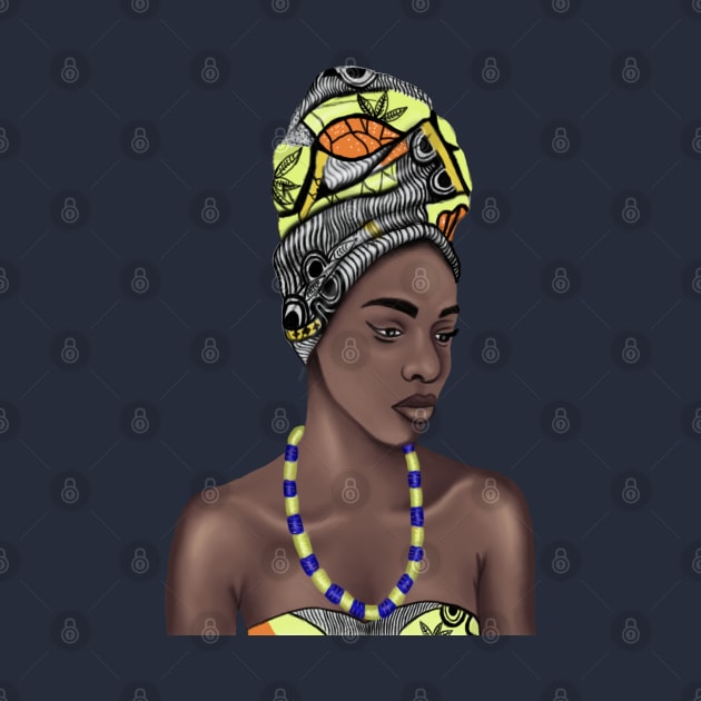 Melanin Queen Black Pride Art by Merchweaver