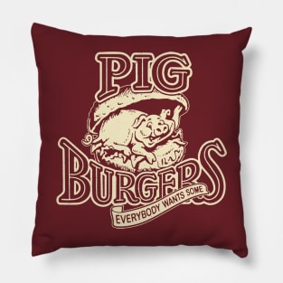 Pig Burgers Pillow