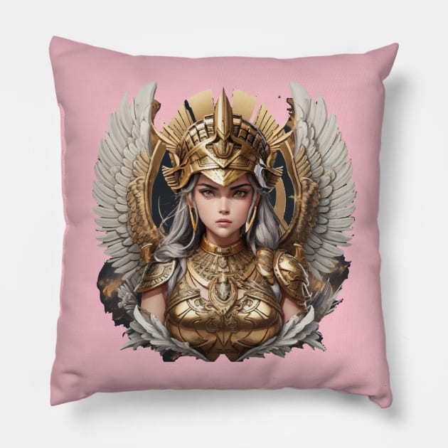 athena Pillow by godzilla