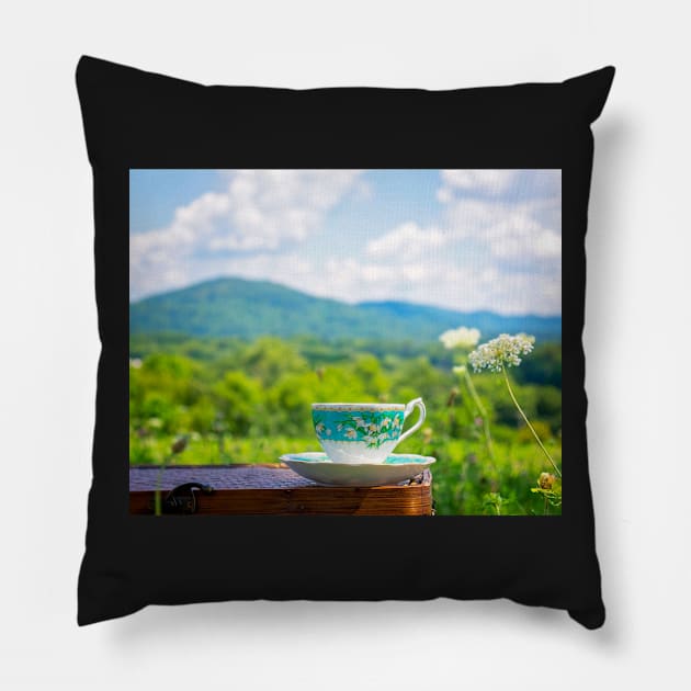 Cumberland Cuppa Pillow by ncmckinney