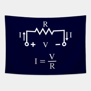 Ohm's Law Graphic Tapestry