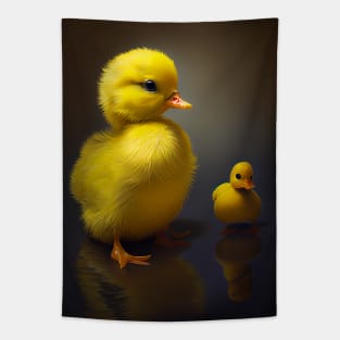 A Duck And His Friend Out Walking Tapestry