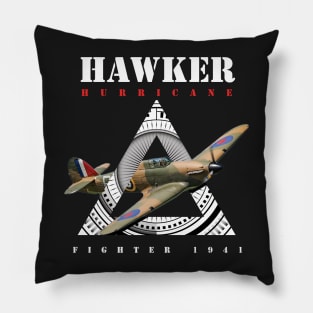 Hawker Hurricane  Royal  Airforce Pilot Gift Battle of Britain Pillow