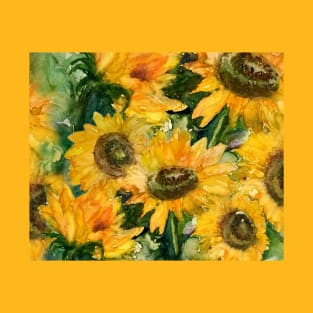 sunflower blooming T-Shirt