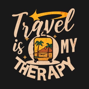 Travel Is My Therapy T-Shirt