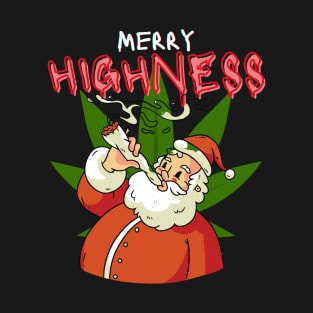 Merry Highness Christmas Santa T-Shirt