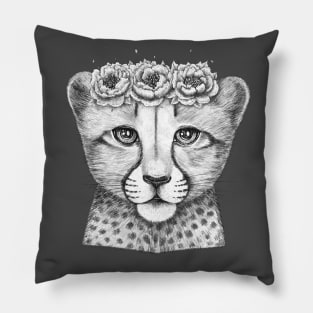 Cheetah cub Pillow