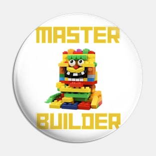 Bricks man Builder Funny Master Builder Toys Kids Pin