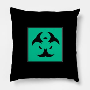 Racing Icons (Biohazard) Pillow