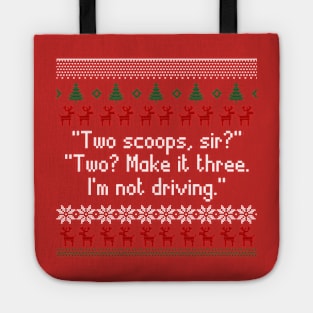 Three Scopes Christmas design Tote