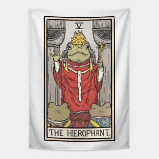 The Hierophant Toad Tarot Tapestry