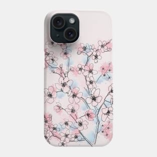 FLOWER ART, CHERRY BLOSSOMS. Phone Case