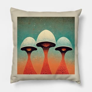 Cosmic Mushrooms Pillow