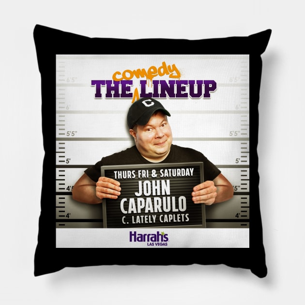 John Caparulo at Harrah's Las Vegas Pillow by EffinSweetProductions