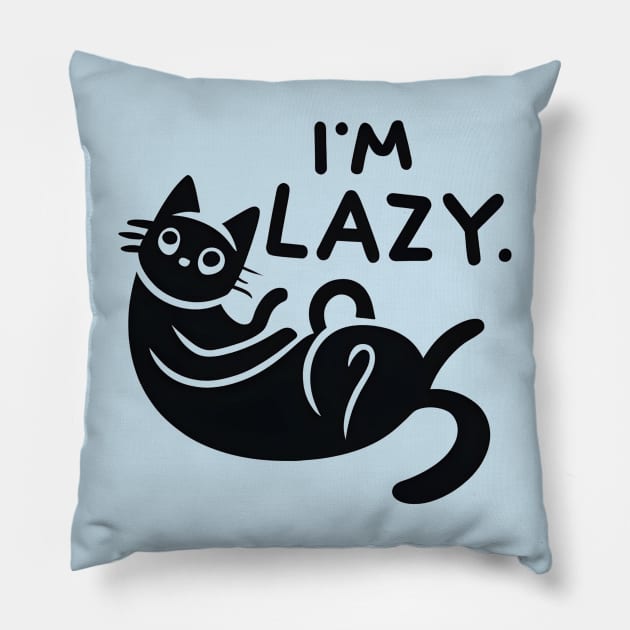 Lazy cat Pillow by NomiCrafts