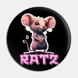 Ratt Pink Ratz Pin