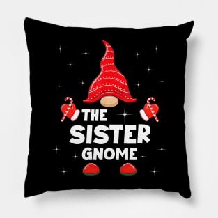 The Sister Gnome Matching Family Christmas Pajama Pillow