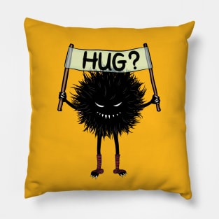 Monster Hug Cute Evil Character Pillow
