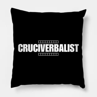 Cruciverbalist Pillow