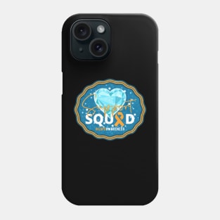 COPD Awareness Support Squad Crystal Heart Edition Phone Case