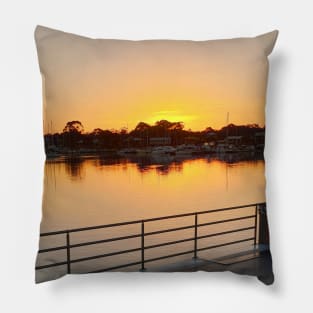 SUNRISE OVER THE LAKE Pillow