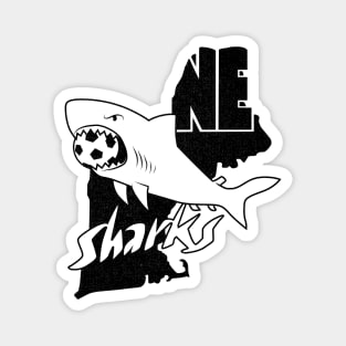 Defunct New England Sharks ASL Soccer 1981 Magnet