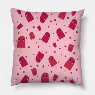 Raspberry sorbet Kawaii Sweet Raspberry Sorbet Time pattern Pillow