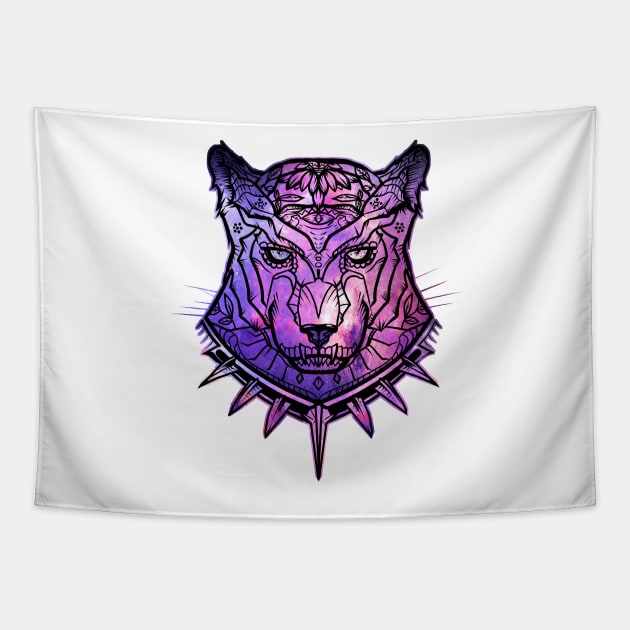 Black Panther Sky Tapestry by LivMat