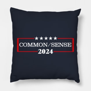 Common Sense Election Pillow