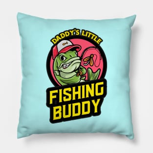 Daddy's Little Fishing Buddy | Cute Fishing Pillow