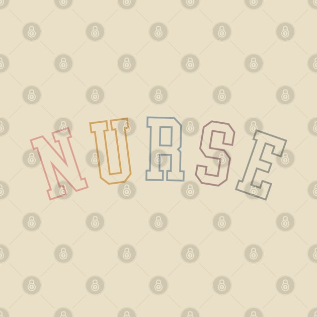 Retro College Nurse by uncommontee