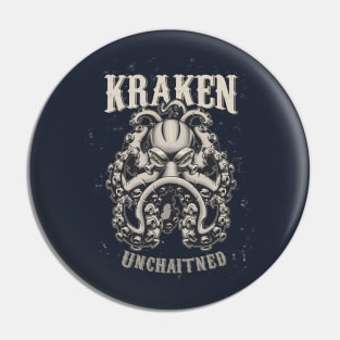 Kraken squid Pin