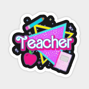 Cute In My Teacher Era First Day Of School Back To School Retro Magnet