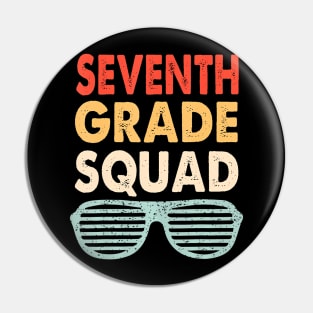 Seventh Grade Squad Crew Back To School 7Th Grade Teacher Pin