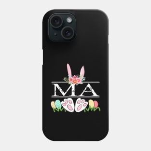 Cute Bunny My Favorite Peeps Call Me Ma Happy Easter Day Phone Case