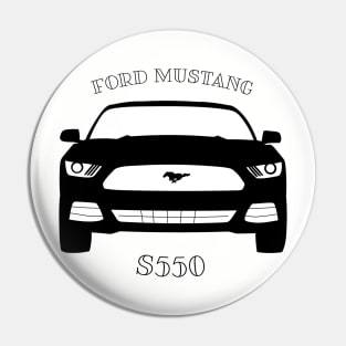 Ford Mustang s550 Silhouette Pin