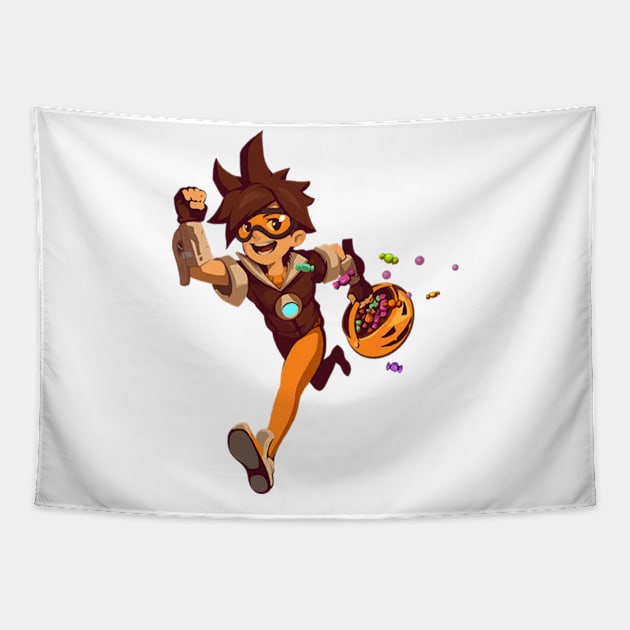 Tracer Trick or Treat Tapestry by Genessis