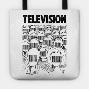 Barcode face Television Tote